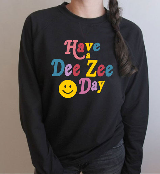 Clothing Delta Zeta Have A Day Crewneck Sweatshirt