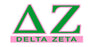 Delta Zeta Custom Sticker Personalized Delta Zeta Custom Sticker - Personalized