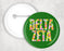 Delta Zeta Floral Pin Buttons Delta Zeta Floral Pin Buttons