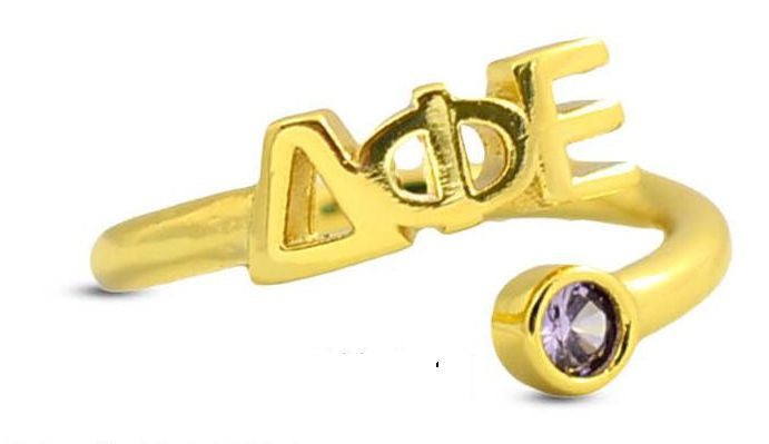 Delta Phi Epsilon Gemstone Rings Delta Phi Epsilon Gemstone Rings