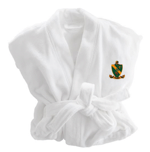Discount Alpha Gamma Rho Patch Bathrobe DISCOUNT-Alpha Gamma Rho Patch Bathrobe