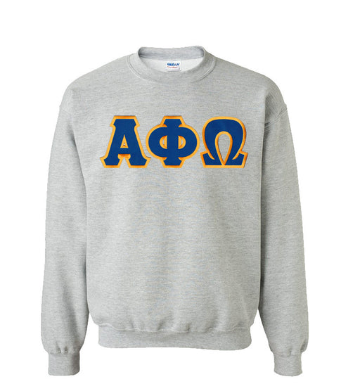 DISCOUNT Alpha Phi Omega Lettered Crewneck - Best Value