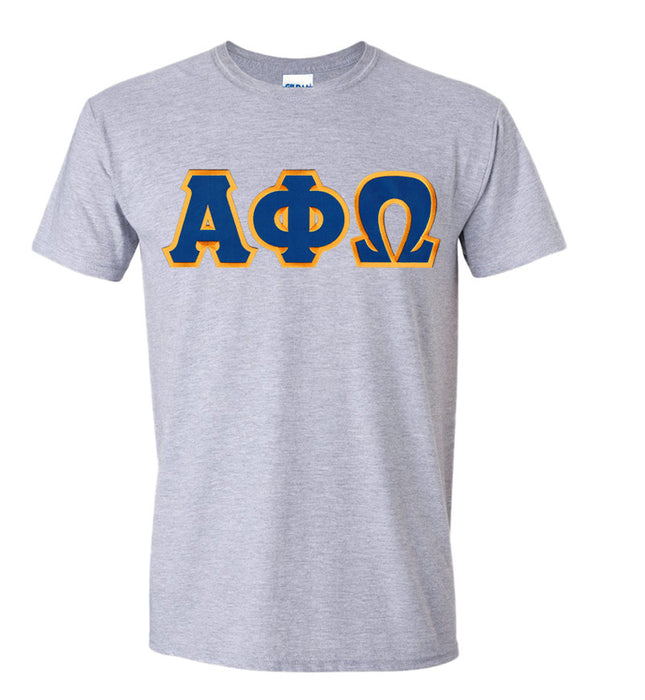Discount Alpha Phi Omega Lettered Tee DISCOUNT Alpha Phi Omega Lettered Tee - Best Value