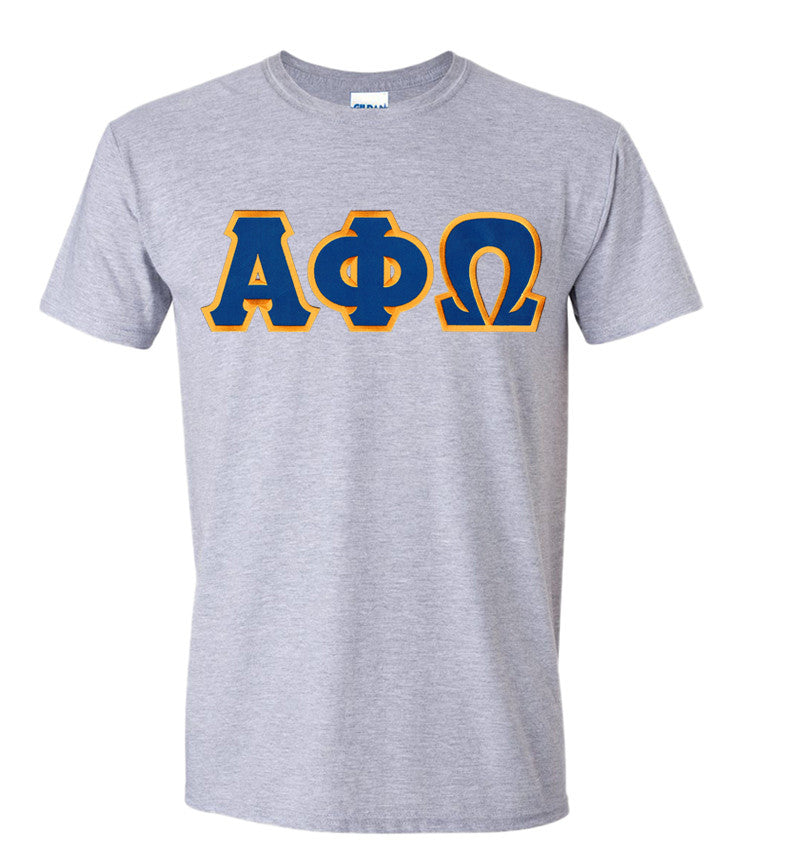 Discount Alpha Phi Omega Lettered Tee DISCOUNT Alpha Phi Omega Lettered Tee - Best Value