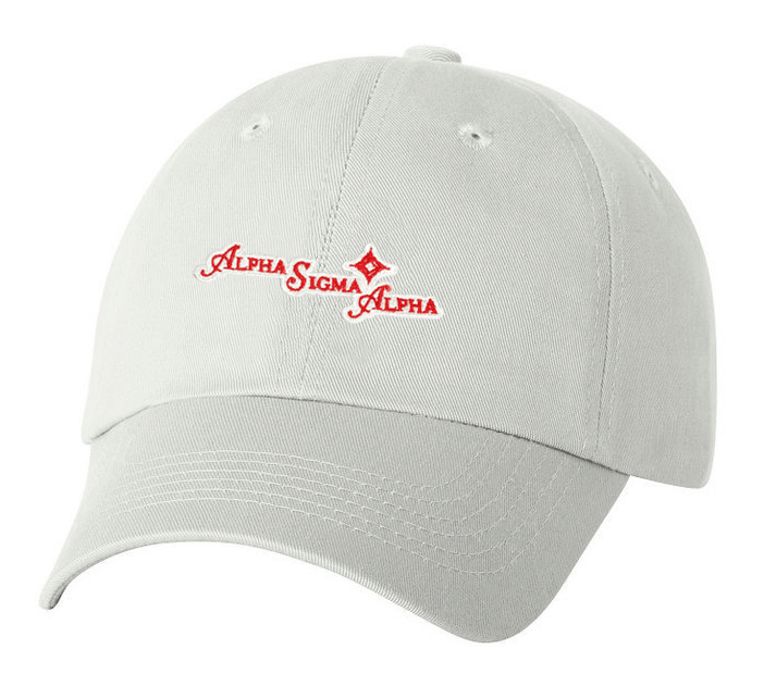 Discount Alpha Sigma Alpha Crest Shield Hat DISCOUNT-Alpha Sigma Alpha Crest - Shield Hat