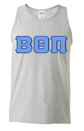 Discount Beta Theta Pi Lettered Tank Top DISCOUNT- Beta Theta Pi Lettered Tank Top