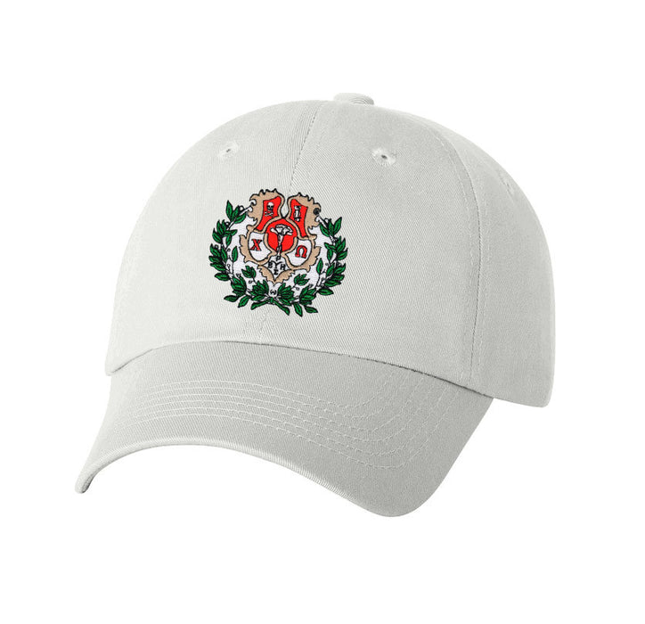 Discount Chi Omega Crest Shield Hat DISCOUNT-Chi Omega Crest - Shield Hat
