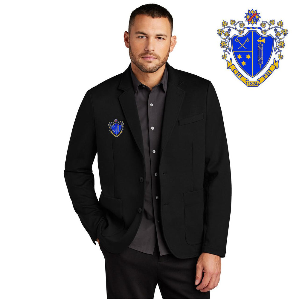 Discount Chi Phi Crest Shield Blazer DISCOUNT-Chi Phi Crest - Shield Blazer