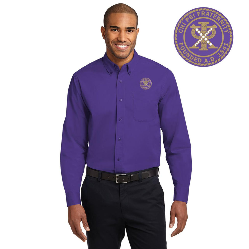 Discount Chi Psi Long Sleeve Oxford DISCOUNT - Chi Psi Long Sleeve Oxford