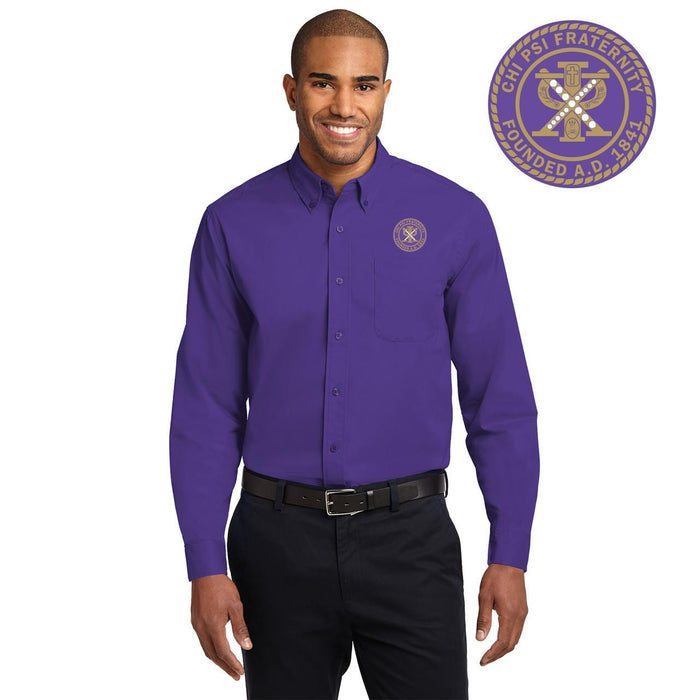 Discount Chi Psi Long Sleeve Oxford DISCOUNT - Chi Psi Long Sleeve Oxford