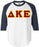 Discount Delta Kappa Epsilon Lettered Raglan T Shirt DISCOUNT- Delta Kappa Epsilon Lettered Raglan T-Shirt
