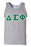 Discount Delta Sigma Phi Lettered Tank Top DISCOUNT- Delta Sigma Phi Lettered Tank Top