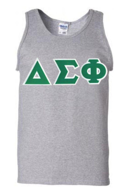 Delta Sigma Phi DISCOUNT- Delta Sigma Phi Lettered Tank Top