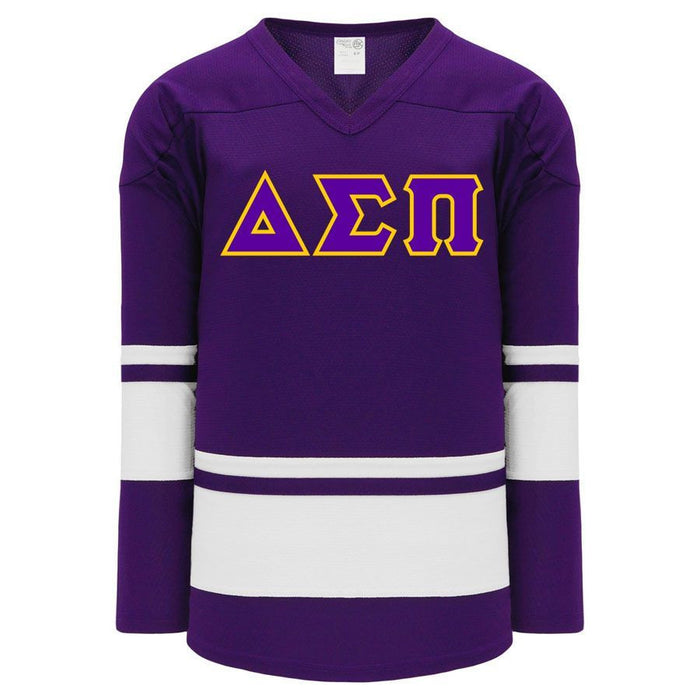 Discount Delta Sigma Pi Breakaway Lettered Hockey Jersey DISCOUNT-Delta Sigma Pi Breakaway Lettered Hockey Jersey