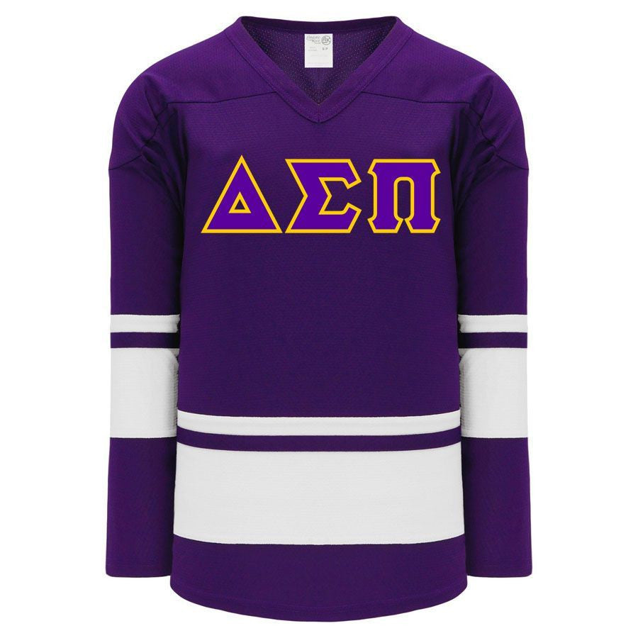 Discount Delta Sigma Pi Breakaway Lettered Hockey Jersey DISCOUNT-Delta Sigma Pi Breakaway Lettered Hockey Jersey