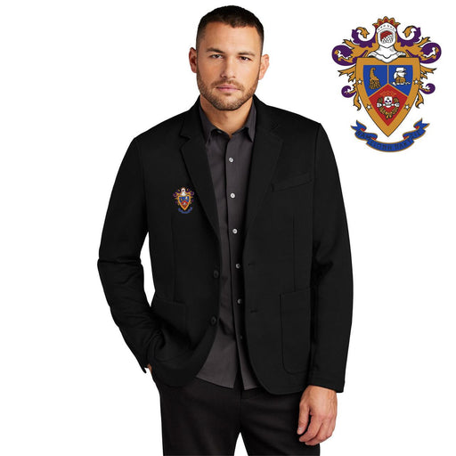 Delta Sigma Pi DISCOUNT-Delta Sigma Pi Crest - Shield Blazer