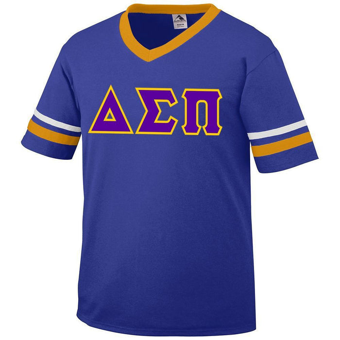 Discount Delta Sigma Pi Jersey With Greek Applique Letters DISCOUNT-Delta Sigma Pi Jersey With Greek Applique Letters