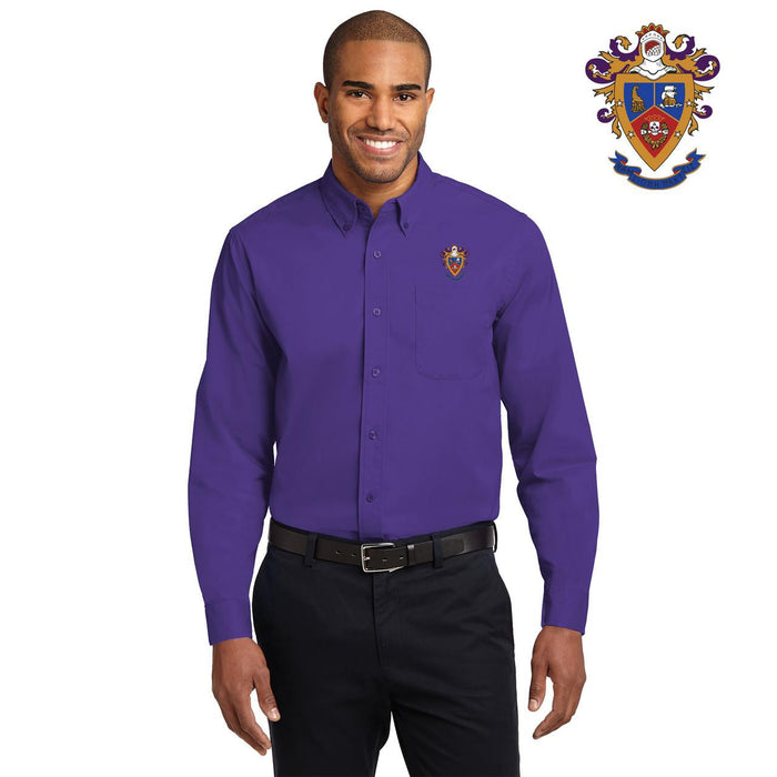 Discount Delta Sigma Pi Long Sleeve Oxford DISCOUNT - Delta Sigma Pi Long Sleeve Oxford
