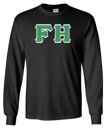 Discount Farmhouse Fraternity Lettered Long Sleeve Tee DISCOUNT FarmHouse Fraternity Lettered Long Sleeve Tee