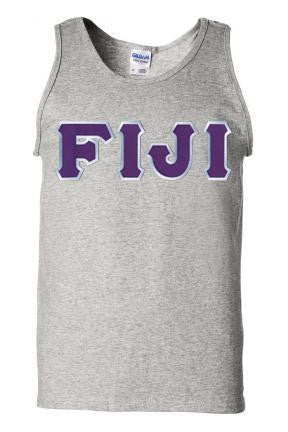 Phi Gamma Delta DISCOUNT- FIJI Fraternity Lettered Tank Top