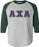 Discount Lambda Chi Alpha Lettered Raglan T Shirt DISCOUNT- Lambda Chi Alpha Lettered Raglan T-Shirt