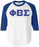 Discount Phi Beta Sigma Lettered Raglan T Shirt DISCOUNT- Phi Beta Sigma Lettered Raglan T-Shirt