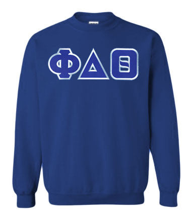Phi Delta Theta DISCOUNT Phi Delta Theta Lettered Crewneck - Best Value