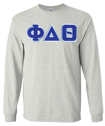 Discount Phi Delta Theta Lettered Long Sleeve DISCOUNT Phi Delta Theta Lettered Long sleeve