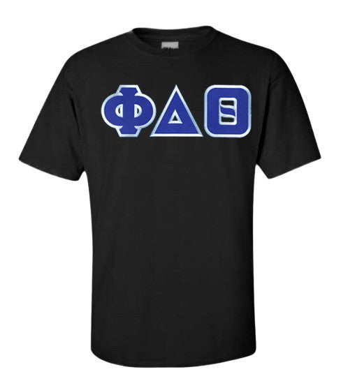 Phi Delta Theta DISCOUNT Phi Delta Theta Lettered T-shirt - Best Value