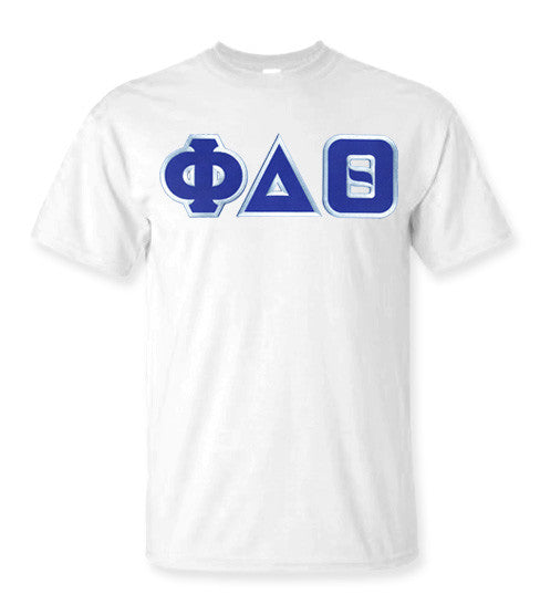 Phi Delta Theta DISCOUNT- Phi Delta Theta Lettered V-Neck T-Shirt