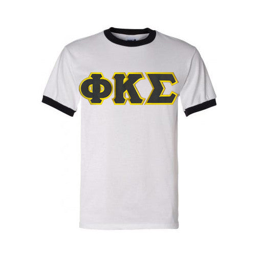 Phi Kappa Sigma DISCOUNT- Phi Kappa Sigma Lettered Ringer Shirt