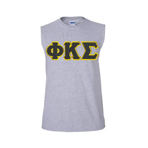 Phi Kappa Sigma DISCOUNT- Phi Kappa Sigma Lettered Sleeveless Tee