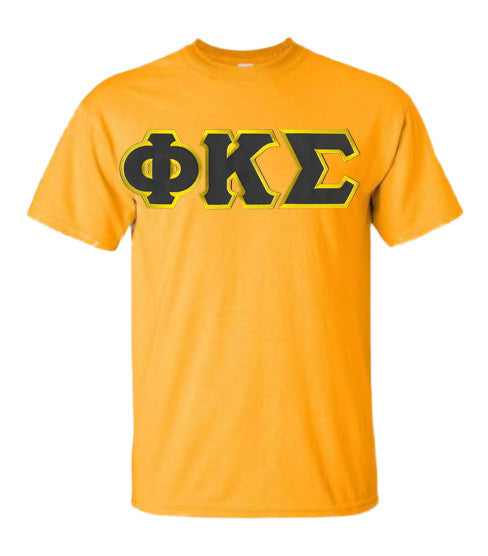 Phi Kappa Sigma DISCOUNT Phi Kappa Sigma Lettered T-shirt - Best Value