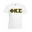 Discount Phi Kappa Sigma Lettered V Neck T Shirt DISCOUNT- Phi Kappa Sigma Lettered V-Neck T-Shirt