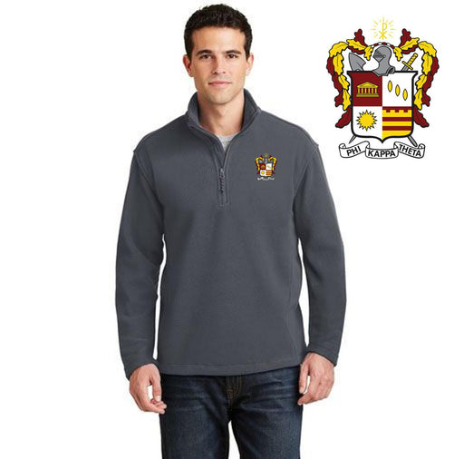 DISCOUNT-Phi Kappa Theta Emblem 1/4 Zip Pullover