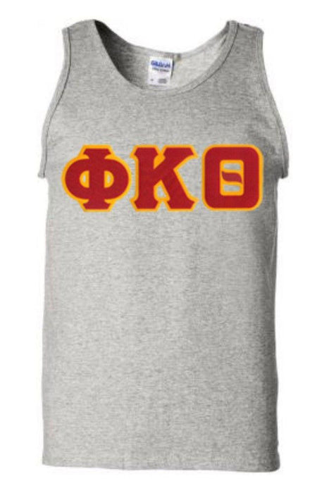 Discount Phi Kappa Theta Lettered Tank Top DISCOUNT- Phi Kappa Theta Lettered Tank Top