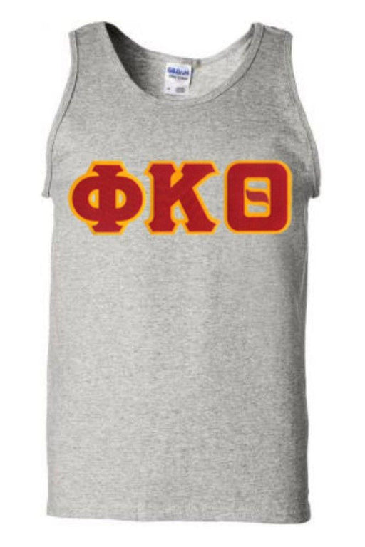 DISCOUNT- Phi Kappa Theta Lettered Tank Top