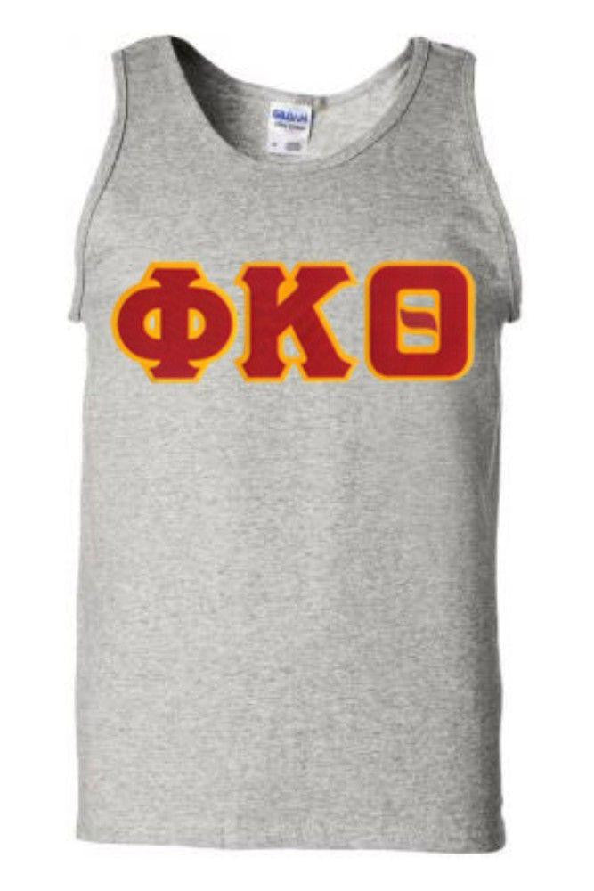 Discount Phi Kappa Theta Lettered Tank Top DISCOUNT- Phi Kappa Theta Lettered Tank Top