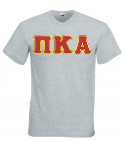 Pi Kappa Alpha DISCOUNT- Pi Kappa Alpha Lettered V-Neck T-Shirt