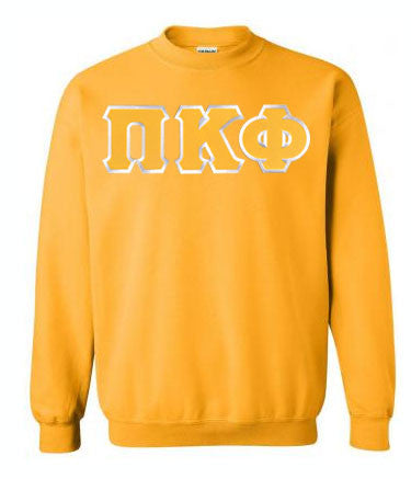 Pi Kappa Phi DISCOUNT Pi Kappa Phi Lettered Crewneck - Best Value