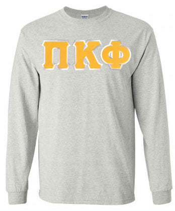 Pi Kappa Phi DISCOUNT Pi Kappa Phi Lettered Long sleeve