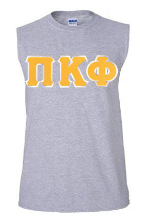 Pi Kappa Phi DISCOUNT- Pi Kappa Phi Lettered Sleeveless Tee
