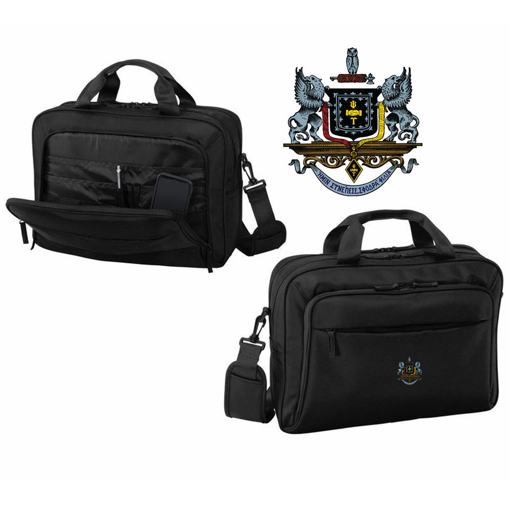 Discount Psi Upsilon Crest Shield Briefcase Attache DISCOUNT-Psi Upsilon Crest - Shield Briefcase Attache