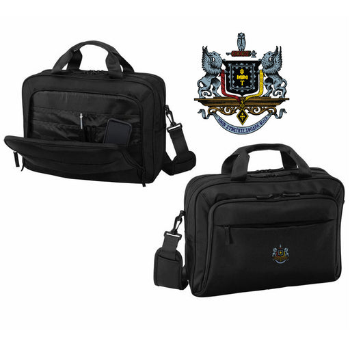 DISCOUNT-Psi Upsilon Crest - Shield Briefcase Attache