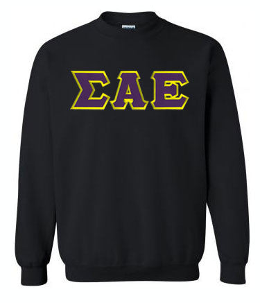 Sigma Alpha Epsilon DISCOUNT Sigma Alpha Epsilon Lettered Crewneck - Best Value