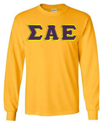 Sigma Alpha Epsilon DISCOUNT Sigma Alpha Epsilon Lettered Long sleeve