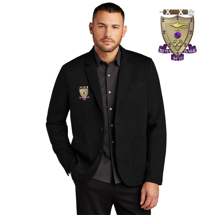 Discount Sigma Alpha Mu Crest Shield Blazer DISCOUNT-Sigma Alpha Mu Crest - Shield Blazer