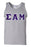 Discount Sigma Alpha Mu Lettered Tank Top DISCOUNT- Sigma Alpha Mu Lettered Tank Top