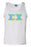 Discount Sigma Chi Lettered Tank Top DISCOUNT- Sigma Chi Lettered Tank Top