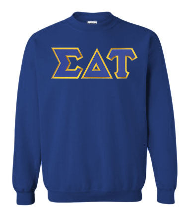 Discount Sigma Delta Tau Lettered Crewneck DISCOUNT Sigma Delta Tau Lettered Crewneck - Best Value